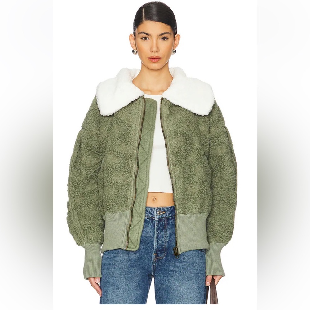 FREE PEOPLE Women's Cozy Up Faux-Sherpa Cardigan Jacket, Size XSMALL